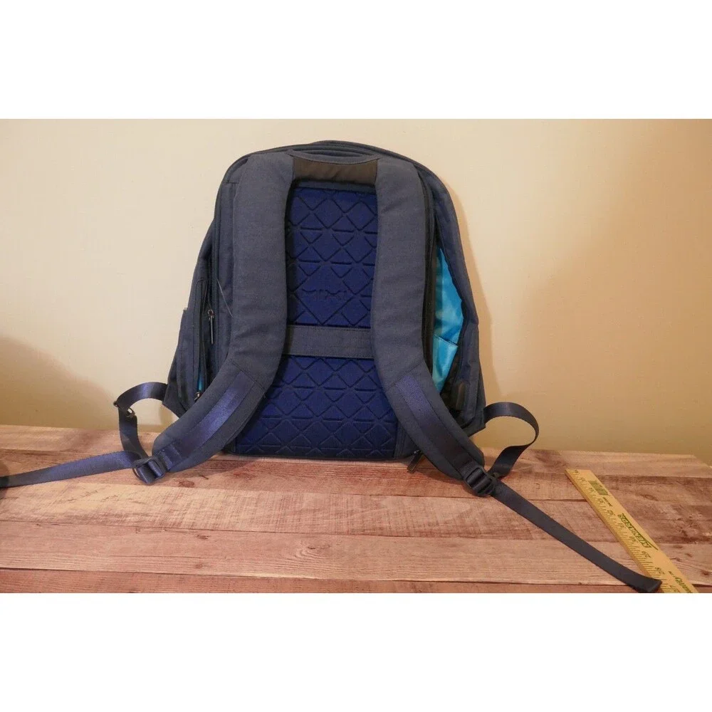 Mixi Laptop Backpack Blue Computer laptop bag